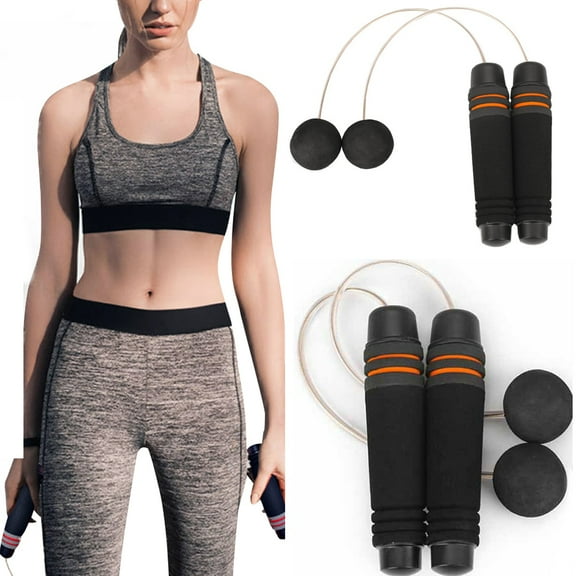 Walbest Weighted Jump Rope, Adjustable Ropeless Jump Rope Cordless Rope Skipping Jumping Rope Fitness Boxing Training Tool