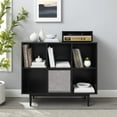 thumbnail image 5 of Crosley Furniture Liam 6 Cube Record Storage Bookcase With Speaker in Black, 5 of 5