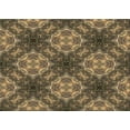 thumbnail image 1 of Ahgly Company Machine Washable Indoor Rectangle Transitional Bronze Brown Area Rugs, 3' x 5', 1 of 7