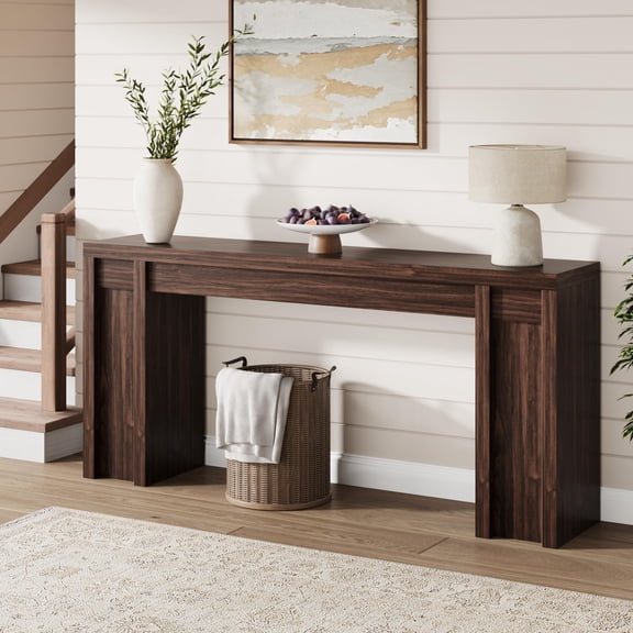 Danolapsi 70.9-Inch Long Console Table, Narrow Sofa Table Behind The Couch, Farmhouse Console Table,Entry Table for Living Room, Entryway, Hallway