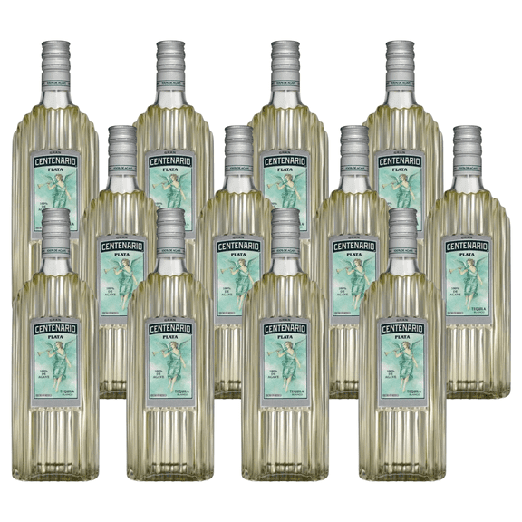 Caja de 12 Tequila Gran Centenario Plata 950 ml