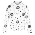 thumbnail image 4 of Sudadera informal con capucha y estampado de teñido anudado y media cremallera para hombre Pompotops oipoqjl52256, 4 of 5