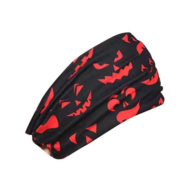 Mujeres Halloween Fitness Diadema Absorción de sudor Yoga Hair Band (Rojo) Likrtyny Para estrenar