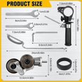 thumbnail image 2 of unique Electric Drill Plate Cutter Attachment Metal Cutter Sheet Metal Cutter Drill Attachment Double Head, 2 of 5