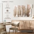 thumbnail image 4 of Elephant Stock Pampas Grass Ii Wall Art - Horizontal Multi Panel Canvas - Living Room Wall Decor - Floral And Botanical Multi Panel - Beige And Brown Decor By Tim O'toole - 65" x 42", 4 of 4