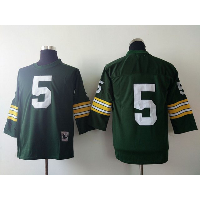 Packers Team Uniforms Football Uniforms Jerseys Legend Second Generation Retro Embroidery Training Game Uniforms Short-Sleeved T-Shirt Mesh