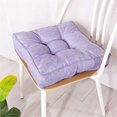 thumbnail image 2 of Square Floor Seat Pillows Cushions, Soft Thicken Yoga Meditation Cushion Linen Tatami Floor Pillow Reading Cushion Chair Pad Casual Seating for Adults & Kids-Charm Purple&15.7'' x 15.7'', 2 of 6