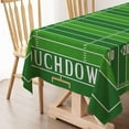 thumbnail image 4 of American Football Field Tablecloth Touchdown Sport Themed Indoor Outdoor Birthday Party Decoration Rectangular Table Cloth Kitchen Dining Room Table Cover (60" x 84"), 4 of 5