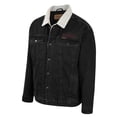 thumbnail image 2 of Men's Colosseum x Wrangler Charcoal Auburn Tigers Western Button-Up Denim Jacket, 2 of 3