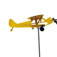 thumbnail image 2 of Fiudx Ofertas relámpago Veleta de avión de metal para jardín, avión giratorio, molino de viento, veleta, avión para decoración artística de exteriores y patios, 2 of 7