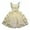 Yellow, variant on Fshinging Dresses For Women 2025 Gothic Bowknot Lace Flounce Multi-Layer Ruffle Sleeveless Party Princess Sun Dress