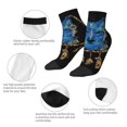 thumbnail image 5 of Naloa Wolf Head And Dreamcatcher Ankle Socks for Women Non Slip Socks No Show Socks Classic Low Cut Casual Socks Casual Socks, 5 of 7