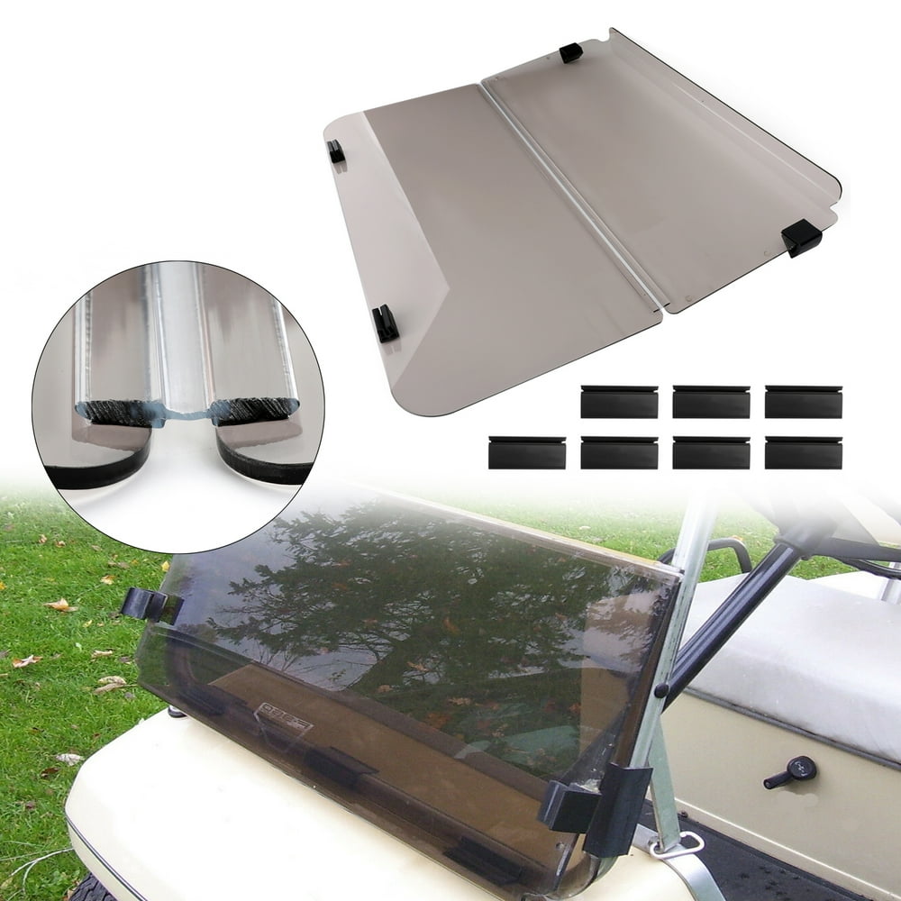 Folding Acrylic Golf Cart Windshield For Club Car DS 1982