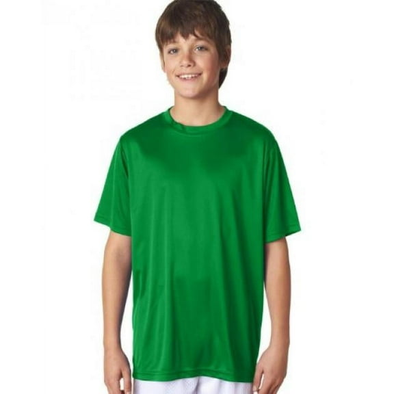 Youth Cooling Performance Crew Short Sleeve T-Shirt, Kelly, Small