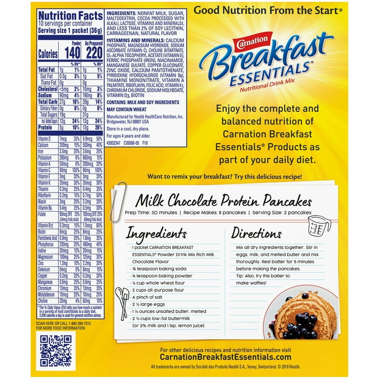 Nestle Carnation Breakfast Essentials