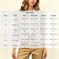thumbnail image 4 of ClodeEU Women's Lapel Single Button 3/4 Sleeve Cropped Blazer,Lightweight Casual Work Jacket Beige,Women's Plus L, 4 of 8