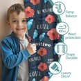 thumbnail image 3 of Blackout Kids Curtains,Pioneer Flower Floral Print Pattern Childrens Insulated Curtains Set Of 2,Bedroom Essentials,Toddler Room Decor 42"x63", 3 of 5