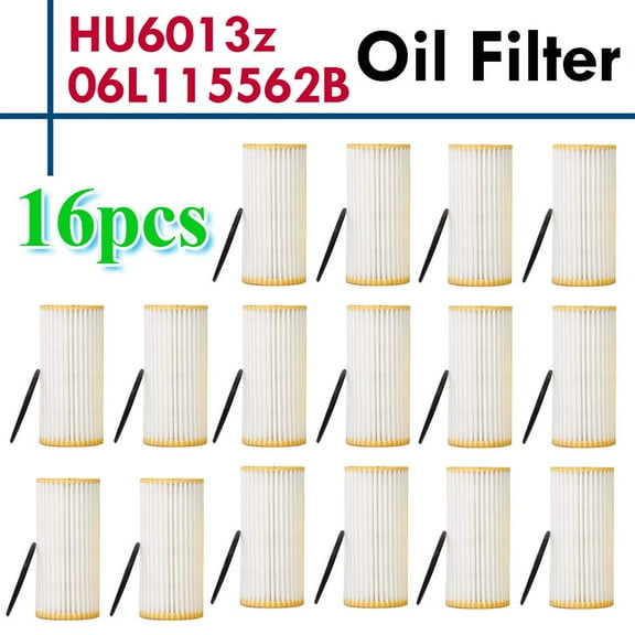 Engin Oil Filter Kit HU6013Z for Audi A3 A4 Q5 VW Passat Tiguan 16x