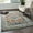 Multicolored, variant on Modway Tribute Diantha Distressed Vintage Floral Vintage Medallion 5x8 Area Rug in Multicolored
