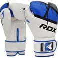 thumbnail image 6 of RDX Kids Boxing Gloves, 6oz Junior Training Mitts, Maya Hide Leather Ventilated Palm, Muay Thai Sparring MMA Kickboxing, Punch Bag Speed Ball Focus Pads Punching Workout, Youth Games Fun, 6 of 8