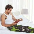 thumbnail image 5 of Salouo Dinosaur Skeleton Print Pajama Pants for Men, Lounge Pants Elastic Waistband Casual Men's sleepwear Loungewear Sleep Pajama Pant -X-Large, 5 of 7