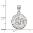 thumbnail image 2 of 925 Sterling Silver Rh-plated LogoArt University of Iowa Medium Crest Pendant; for Adults and Teens; for Women and Men, 2 of 2