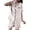 1 White, variant on SROBPTY Womens Pajamas Set Solid Short Sleeve Button Down Tops Shorts Sleepwear