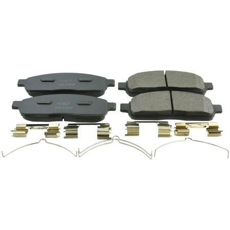 F150 Brake Pad - Febest 2101-F150F PAD KIT DISC BRAKE FRONT - KIT, FORD F150/F250/F350 2004-2014, OEM 4U2Z-2V001-DA