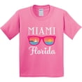 thumbnail image 3 of Inktastic Miami Florida Vacation Beach Trip Youth T-Shirt, 3 of 5