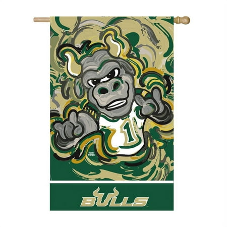 Evergreen Flag, South Florida, Suede REG Justin Patten, 43'' x 0.3'' inches