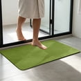 thumbnail image 5 of Zynviq Bathroom Rugs Solid Color 15.7" X 23.6" Bath Rugs Rubber Washable Green Rectangular Absorbent Small Rug for Sink, 5 of 6
