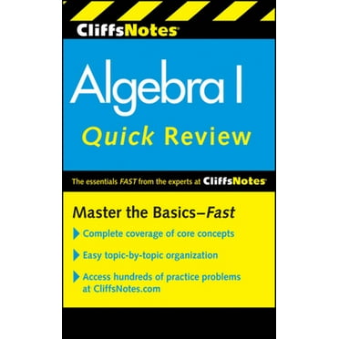 Pre-Owned Cliffsnotes Algebra I Quick Review, 2nd Edition (Paperback) 0470880287 9780470880289
