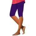 thumbnail image 3 of HAJWOH Women’s Capri Leggings Knee Length Leggings Stretch Summer Casual Athletic Running Workout Yoga Pants, 3 of 6