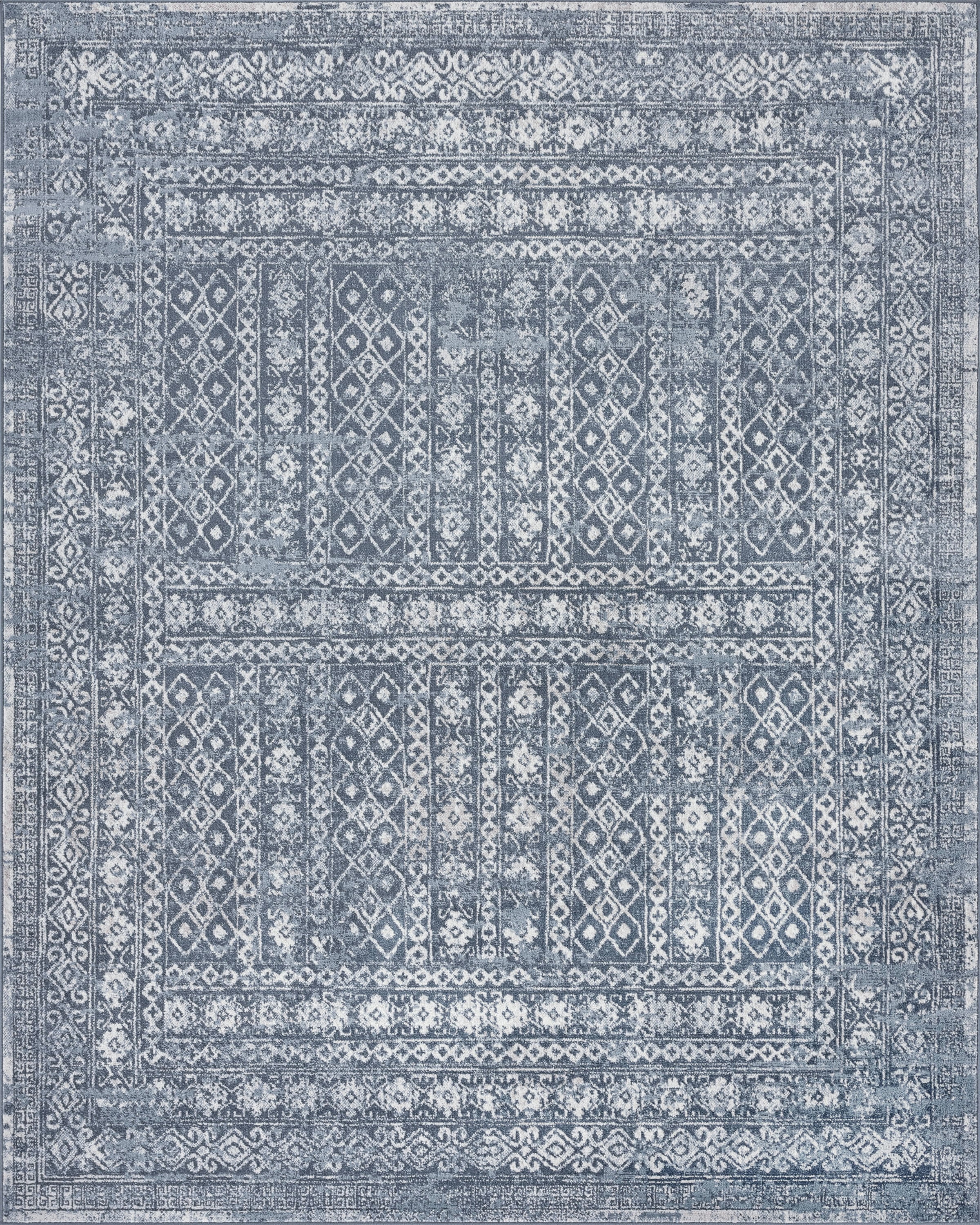 5x7 Modern Blue Area Rugs for Living Room | Bedroom | Dining Room | Alfombras Para Salas 5'3'' x 7'3''