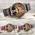 thumbnail image 2 of Watches for women with multicolour rainbow pattern - Purple, 2 of 5