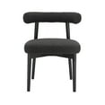 thumbnail image 2 of Spara Black Boucle Side Chair, 2 of 6