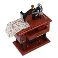 thumbnail image 4 of 2X Caja de Musica Mecanica de Estilo de Mini Maquina de Coser Vintage Rebobinado, 4 of 6