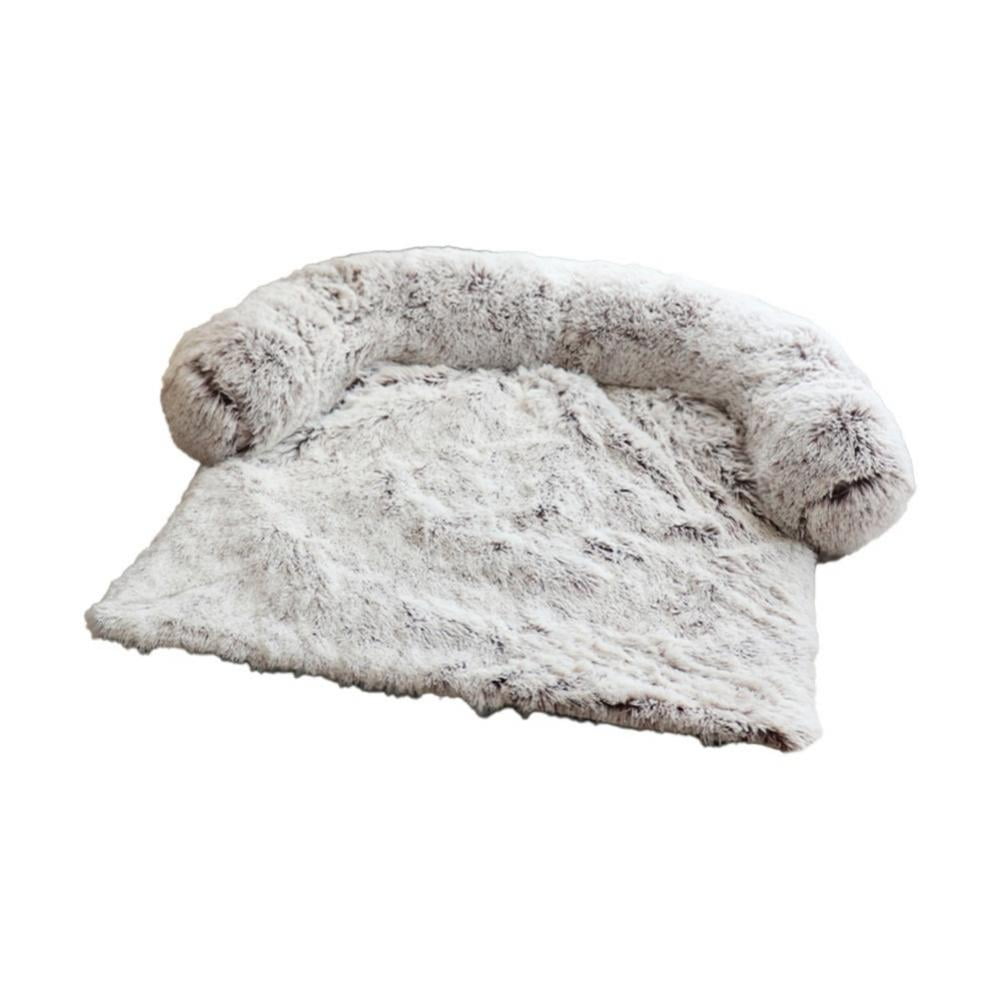 Elaydool Pet Sofa Dog Bed Calming Bed for Large Dogs Pad Blanket Winter Warm Cat Bed Mat Couches