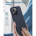 thumbnail image 5 of Entronix Silicone Case Compatible with iPhone 16, Soft-Touch Protective Cover, Navy Blue, 5 of 5