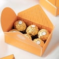thumbnail image 3 of 10Pcs Lightweight Candy Box Fine Workmanship Paper Decorative Portable Gifts Candy Case for Wedding, 3 of 7