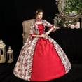 thumbnail image 3 of KEMAO Rococo Baroque Marie Antoinette Dresses 18th Century Renaissance Costumes Historical Period Dress Ball Gown, 3 of 5
