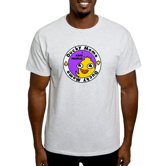CafePress - Ducky Momo Hates People! T Shirt - Light T-Shirt - CP