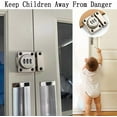 thumbnail image 2 of Degree Tumbler gate Lock gate Lock Screen Sliding barn Door Lock for Door and Window Security/Privacy ( Locks), 2 of 7