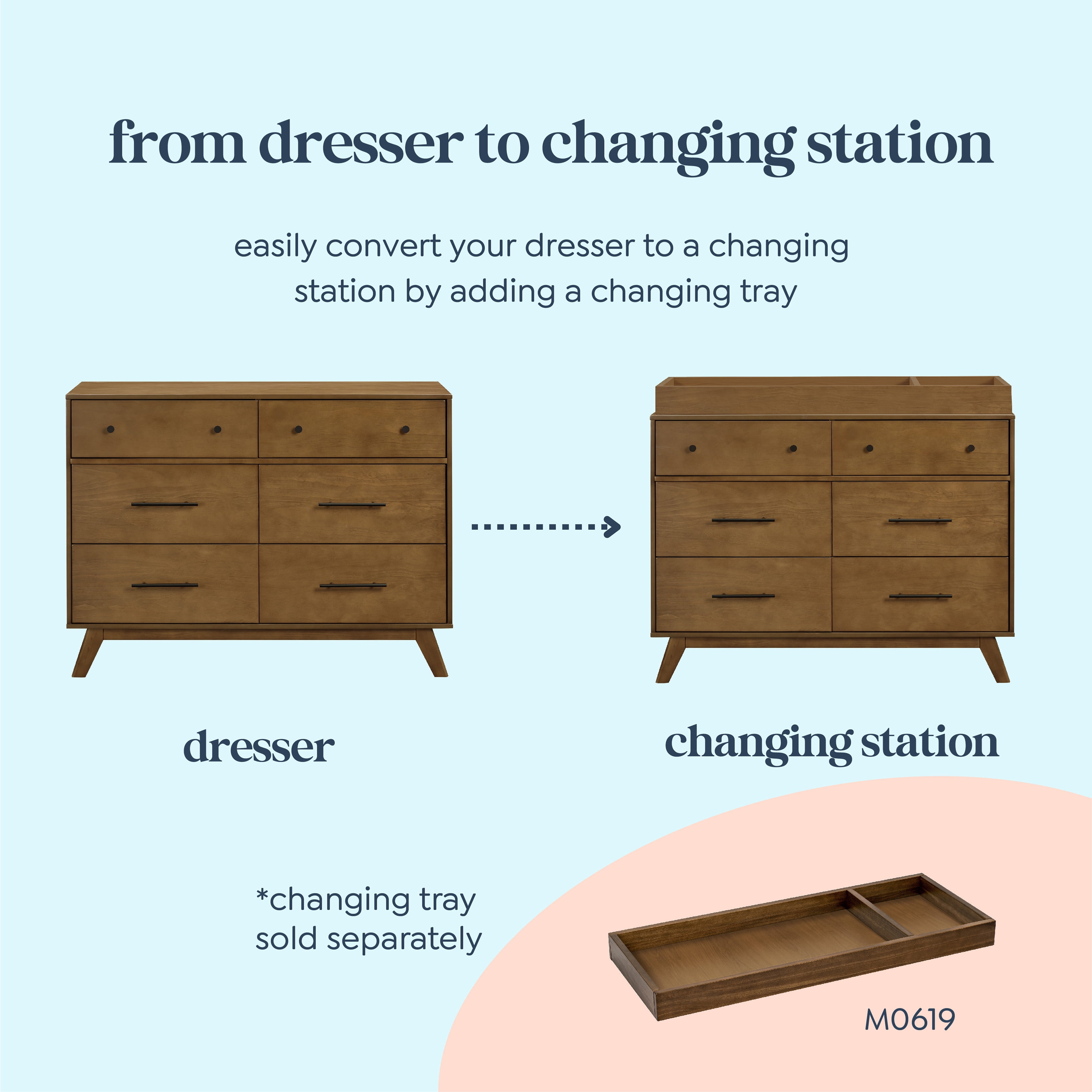 Davinci Otto 6-Drawer Dresser