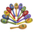 thumbnail image 5 of JOYIN 12 Mini Wooden Fiesta Maracas 6 Designs Noisemaker for Mexican Fiesta, Cinco De Mayo Party Favors, Musical Fun, Birthday Parties, Luau Party, Carnivals, Taco Tuesday Event, Educational Toys, 5 of 7