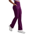 thumbnail image 1 of Pantalones CRZ YOGA Butterluxe de cintura alta acampanados, ciruela, magenta, XS, 1 of 6