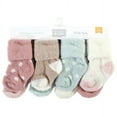 thumbnail image 2 of Hudson Baby Infant Girl Cozy Chenille Newborn and Terry Socks, Mauve Mint Dot, 12-24 Months, 2 of 6