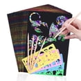 thumbnail image 1 of 50Pcs Scratch Paper Drawing Paper Scratch Art Paper for Kids Drawing Activities, 1 of 8