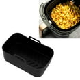 thumbnail image 4 of Air Oven Silicone Pot, Rectangular Heat Resistant Air Oven Basket And Mat No BPA 2 Sets  For Kitchen Black,Red,Blue,Grey, 4 of 8
