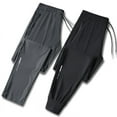 thumbnail image 4 of Pantalones de seda de hielo, pantalones deportivos casuales para hombre, pantalones de pierna recta, pantalones elásticos de pierna pequeña, pantalones de verano de secado rápido, talla grande, 4 of 6